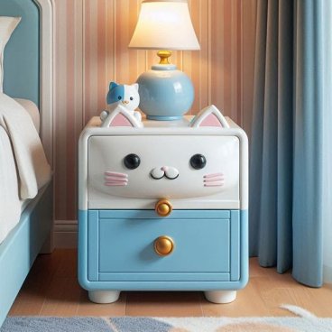 Kastje bij het bed.…