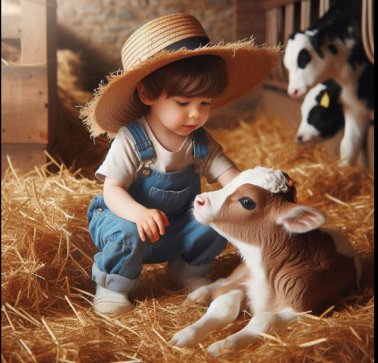 Jongen met kalf.jpg
