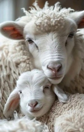 Schaap met lammetje…